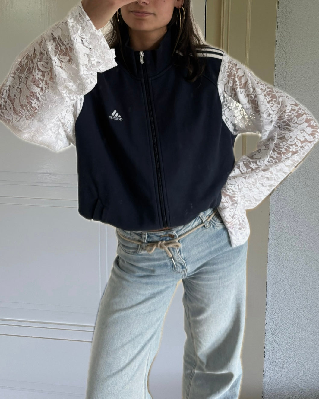 Adidas lace navy