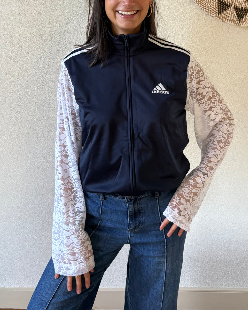 Adidas lace navy 4.1