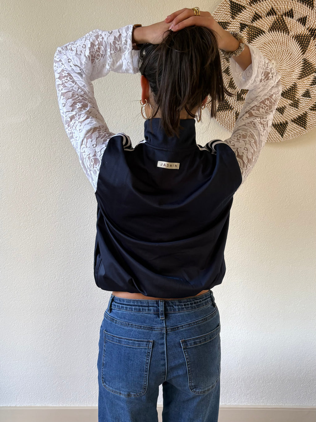 Adidas lace navy 4.1